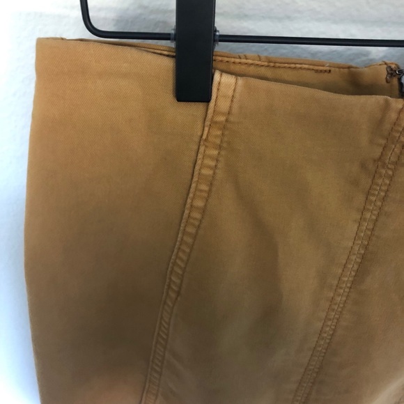 Free People Mustard Skirt - Picture 7 of 9